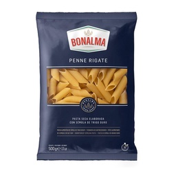 Fideos Penne Rigat . Bonalma Paq 500 grm