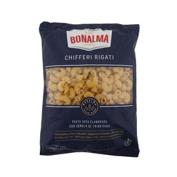 Fideos Chifferi Rigati Bonalma Paq 500 grm