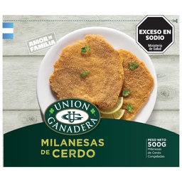 Milanesas de Cerdo Union Ganadera 500g