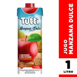 Jugo Manzana Dulce Tutti Ttb 1 ltr