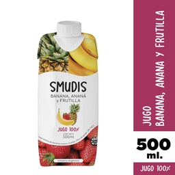 Jugos Banana Anana y Smudis 500ml