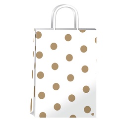 Bolsa Golden Dots 22X10x30