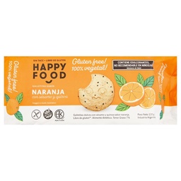 Galletitas Sin Gluten Sabor Naranja Happy Food 120g