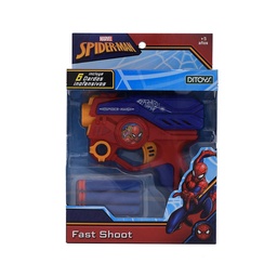 Pistola Lanzadardos Spiderman Fast Shoot