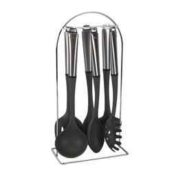 Set Utensilios x6 Nyl Gris Ac, Inox . . .