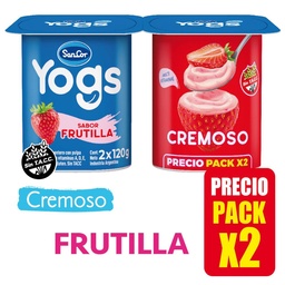 yog.bat.ent.cremos Frutilla Sancor Yogs Pot 240 grm