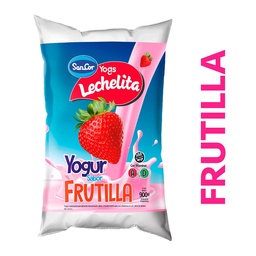 Yogur Bebible Entero Frutilla Lechelita Sch 900 grm