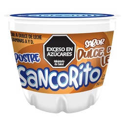 Postre Sabor Dulce de Leche Sancorito 105 grm