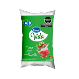 Yogur Bebible Descremado Sabor Frutilla Sancor Vida 900g