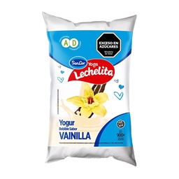 Yogur Bebible Entero Sabor Vainilla Lechelita 900g