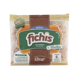 Pan Sandwich con Semillas Fichis 270 grm