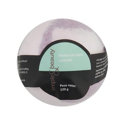 Bomba de Baño Lavanda Simple Beauty 120g