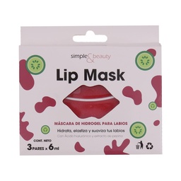 Parches Gel Lip Mask Simple&beauty 6u