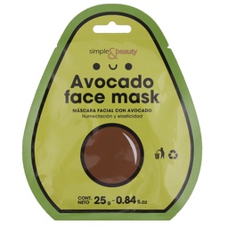 Mascara Facial Avocado Simple&beauty 25g