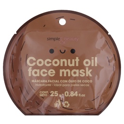 Mascara Facial Coconut Oil Simple&beauty 25g