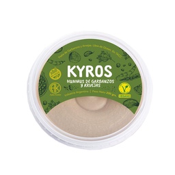 Hummus de Garbanzos y Arvejas Kyros 230g