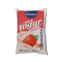 Yogur Bebible Entero Sabor Frutilla Gandara 900g