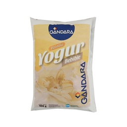 Yogur Bebible Parcialmente Descremado Sabor Vainilla Gandara 900g