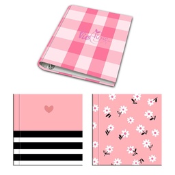 Carpeta Onix 3x40 Black And Pink Surtido 1 Unidad