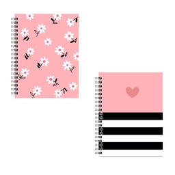 Cuaderno Onix 16x21 Black Pink 96H Surtido 1 Unidad