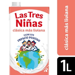 Leche Parcialmente Descremada  Lv 2% Tres Niñas Ttb 1 ltr