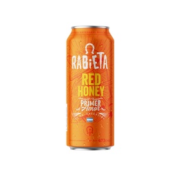 Cerveza Red Honey Rabieta   Lata 473 cc