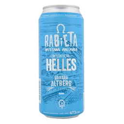 Cerveza Munich Helles Rabieta Lat 473 cmq