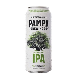 Cerveza Ipa Pampa Brewing Co   Lata 473 cc