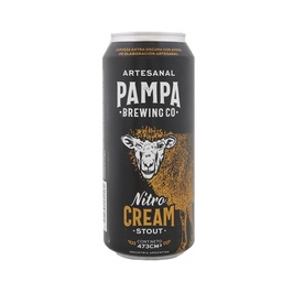 Cerveza Nitro Cream Stout Pampa Brewing Co Bot 473 cmq