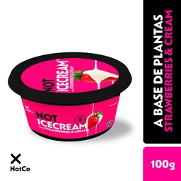 Helado Strawberries & Not Ice Cream Pot 100 grm