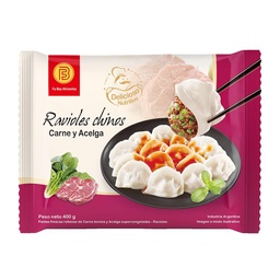 Ravioles Chinos Carne y Acelga Fu Bao 400g