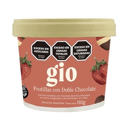 Frutillas con Doble Chocolate Gio 150g