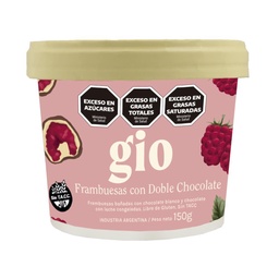 Frambuesas con Doble Chocolate Gio 150g