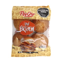 Pan de Hamburguesa Brioche Rey Oro 300g