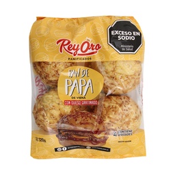 Pan de Hamburguesa de Papa con Queso Rey Oro 320g