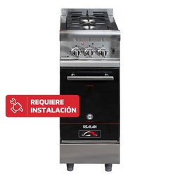 Cocina Industrial Usman 2 Hornallas Plata Win 360 33 cm