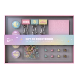 Set Escritorio Big Life Pastel