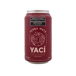 Bebida Gasificada con Yerba y Frutos Rojos Yací 354ml