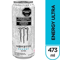 Bebida Energizante Monster Energy Ultra 473 ml