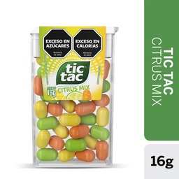 Pastillas de Goma Citrus Mix Tic Tac 16g