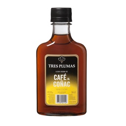 Licor A/cognac Cafe Tres Plumas Bot 200 cmq