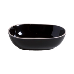 Bowl Zarzis Negro Borde 18.5x13.5 cm