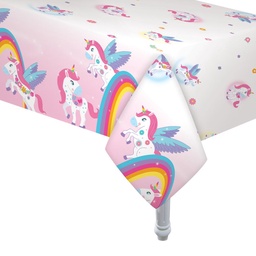 Mantel Plastico Unicornio Swee 180 x 130 cm