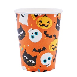 Vaso Polipapel x 6 Unidades Boo Halloween