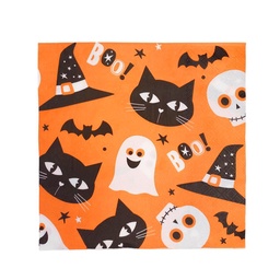 Servilletas Papel x 20 uni Boo Halloween