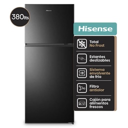 Heladera con Freezer No Frost Hisense 380 l Rd-49wrb Negro