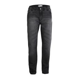 Jean Caballero Regular Denim Negro Talle 38