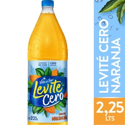 Agua Saborizada Villa Del Sur Levite Cero Naranja Botella 2.25 l
