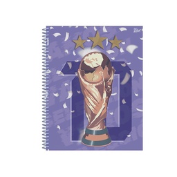 Cuaderno Ppr 21x27 Espirala Campeones