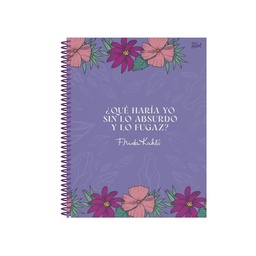 Cuaderno Ppr 21x27 Espirala Frida Kahlo